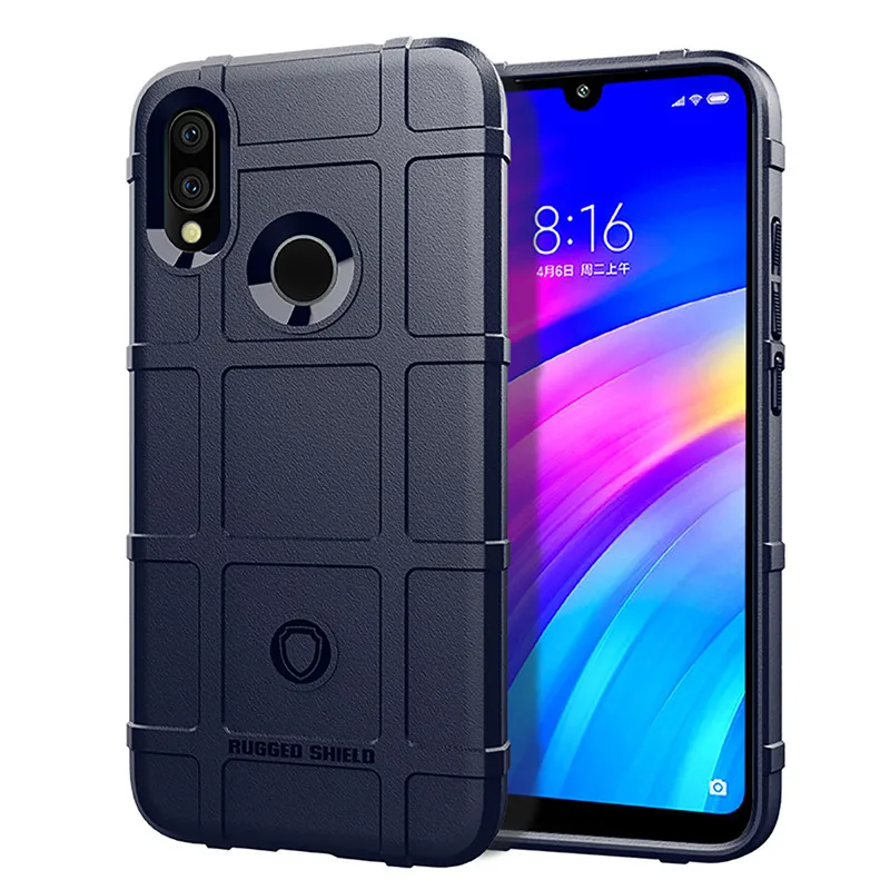 Прочный защитный силиконовый чехол для Xiaomi Redmi Note 7 6 5 Pro Plus 6A чехол|Чехлы-накладки|