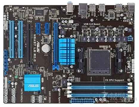 100% оригинальная Бесплатная доставка Материнская плата ASUS M5A97 LE R2.0 DDR3 розетка AM3 + 32