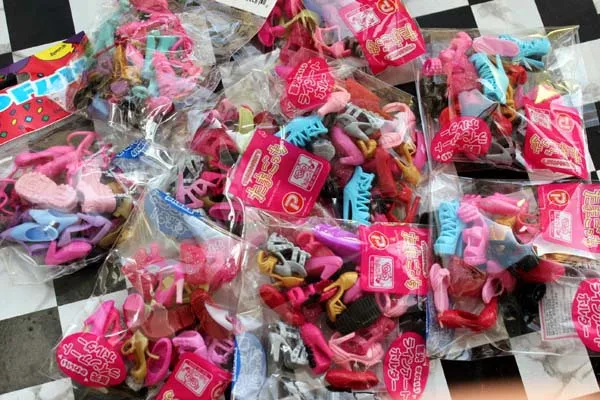 Buy Free shipping 100pair doll shoes