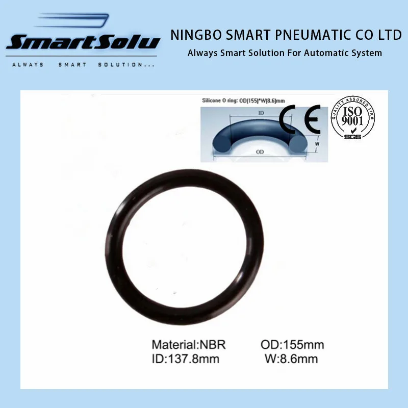 

Free shipping 15piece 155mm*137.8mm*8.6mm black NBR o-rings consumer product.industrial use o ring.Gasket-motorcycle part