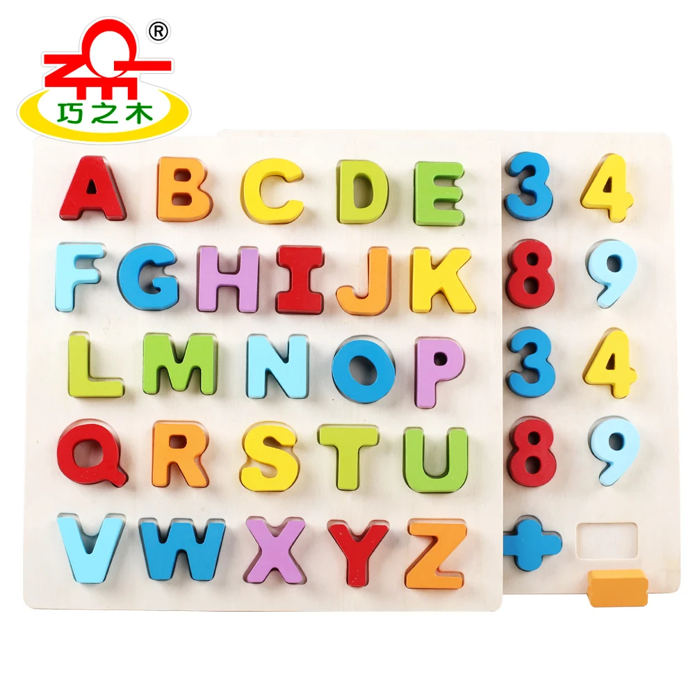 

Math Toys Puzzle Matching Shape Geometrys Letters Cognition Learning Early Education Toys For Children Educational Gifts Wooden