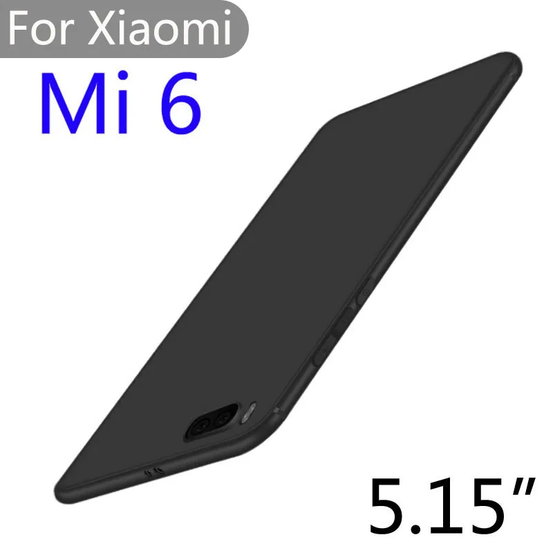 Mi6 случае роскошный мягкий чехол TPU для Xiaomi Mi 6 Чехол МИ 5 5S плюс A1 Макс 2 задняя