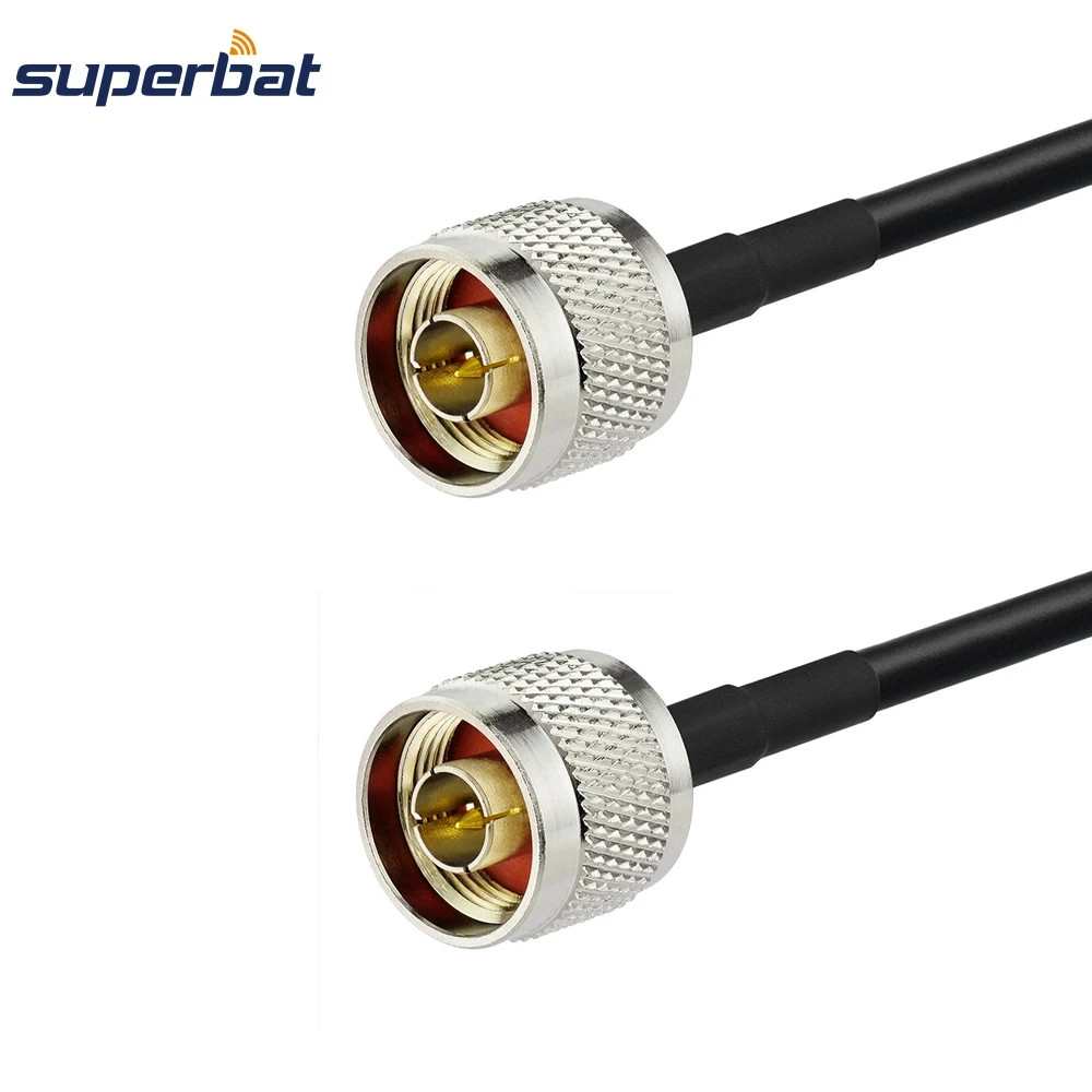 Superbat conector de enchufe tipo N macho a N, adaptador WiFi recto, Cable Pigtail RF coaxial 3M para Bluetooth inalámbrico|Cables de comunicación| - AliExpress