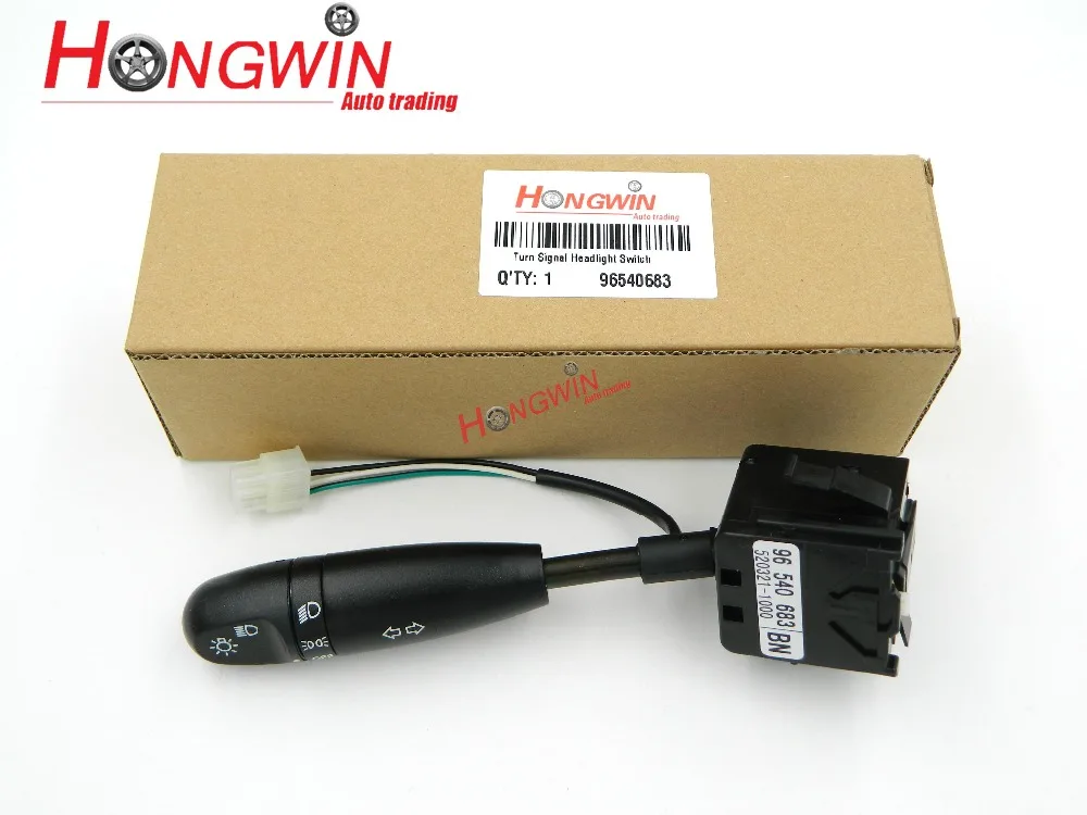 

OEM NO.: 96540683 Turn Signal Switch For Chevrolet Aveo/Aveo5 & Pontiac G3/Wave Daewoo Leganza 1997-2004 / 96540684