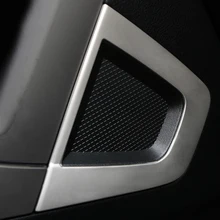 Interni in acciaio inox altoparlante decorativo laminato pannello centrale corno trim per Subaru Forester 2013 2014 2015 2016 2017 2018
