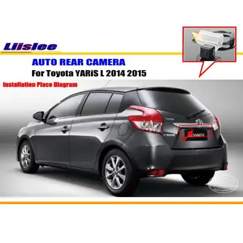 

Car Rearview Camera For Toyota YARiS L 2014-2015 Rear View Back Up Park HD CCD RCA NTST PAL CAM