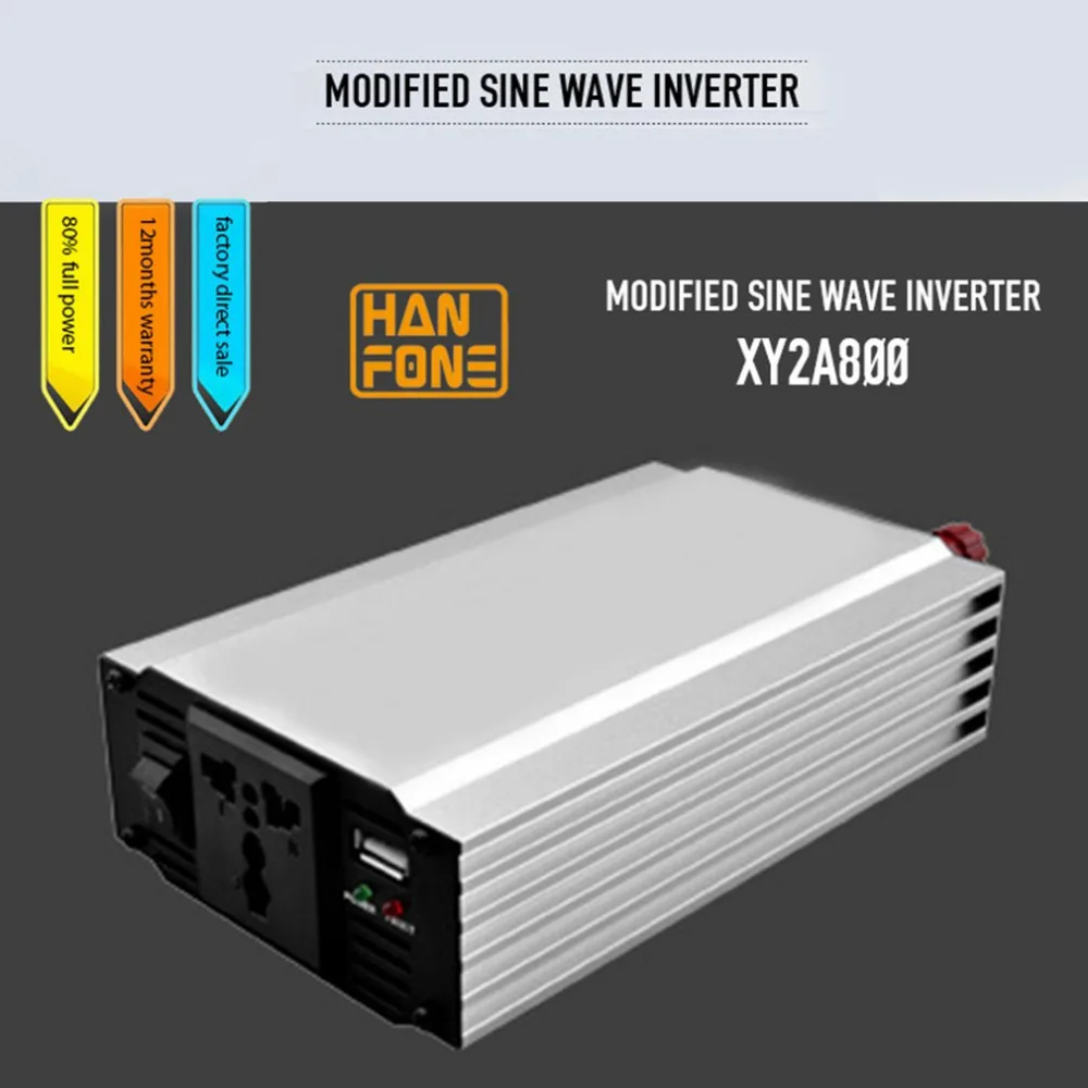 2000W Portable Power Converter Reverse Connection Protection Car