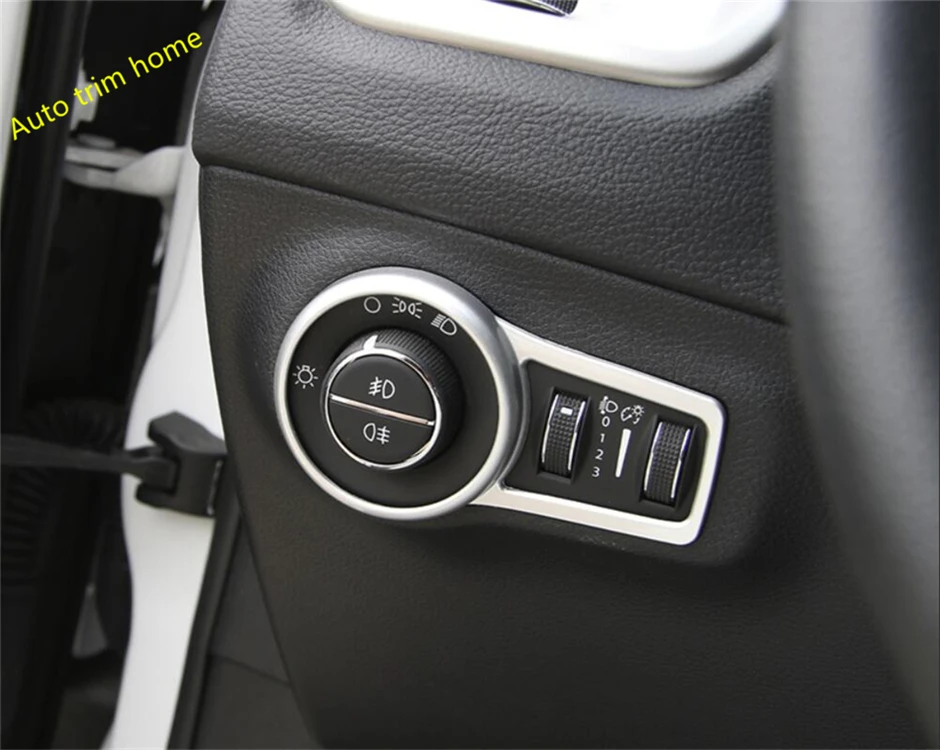 Lapetus передние фары выключатели Кнопка рамка крышка Накладка ABS пригодный для Jeep