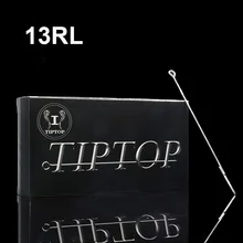 50PCS TIPTOP Premium Tattoo Needles 13RL Disposable Sterilze 13 Round Liner Tattoo Needles Free Shipping