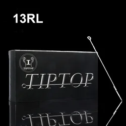 50PCS TIPTOP Premium Tattoo Needles 13RL Disposable Sterilze 13 Round Liner Tattoo Needles Free Shipping