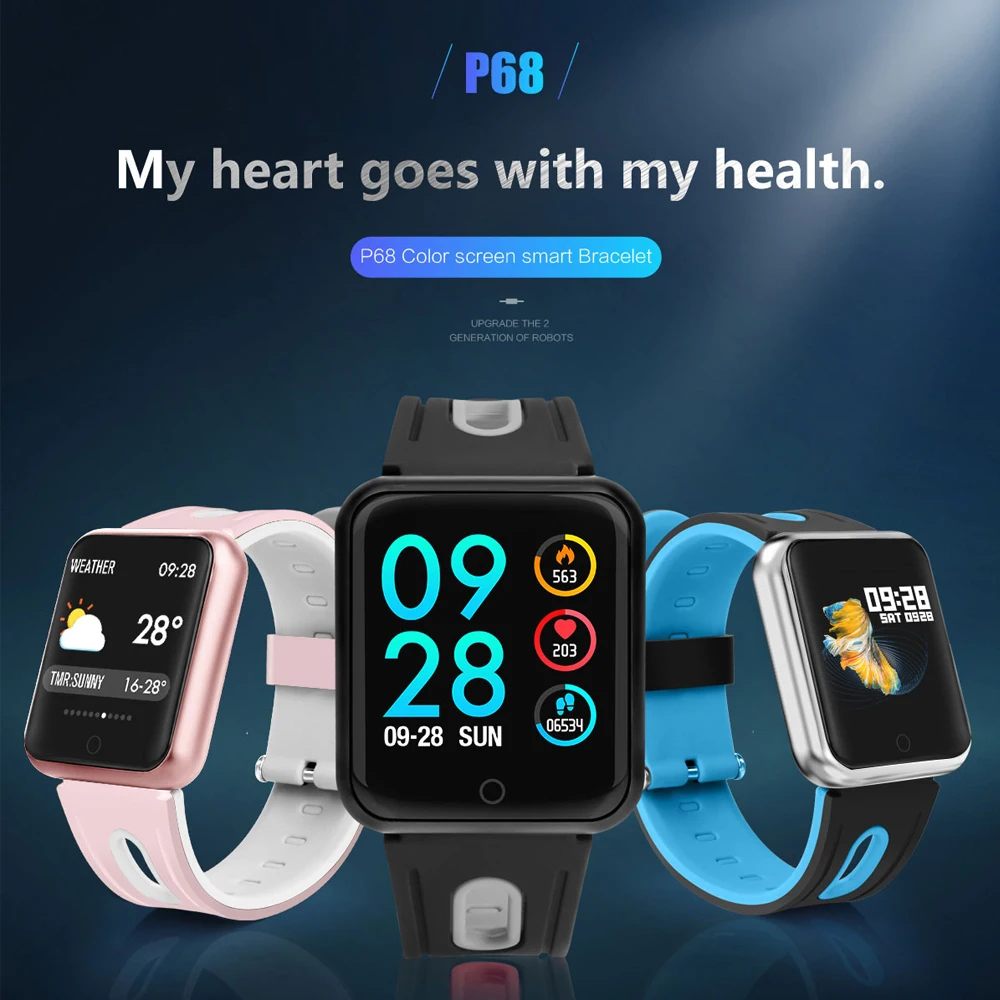 1.3 inch Color Touch Screen Bluetooth Sport Smart Watch Ladies Women Watches Electronic Digital Wristwatch Gift For IOS Android