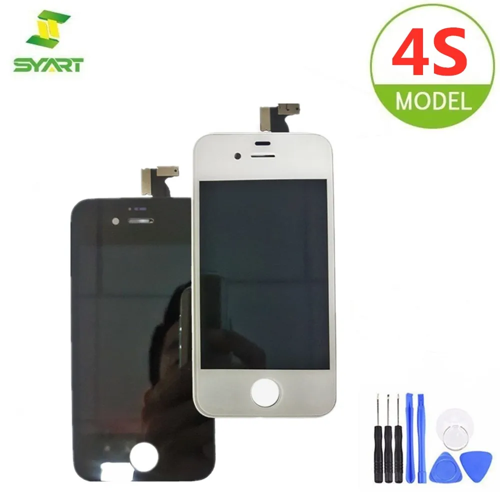 

LCDs For iPhone 4s 4Gs LCD Display Touch Screen No Dead Pixel Digitizer Assembly Complete Replacement + Tools For iPhone4s LCDs