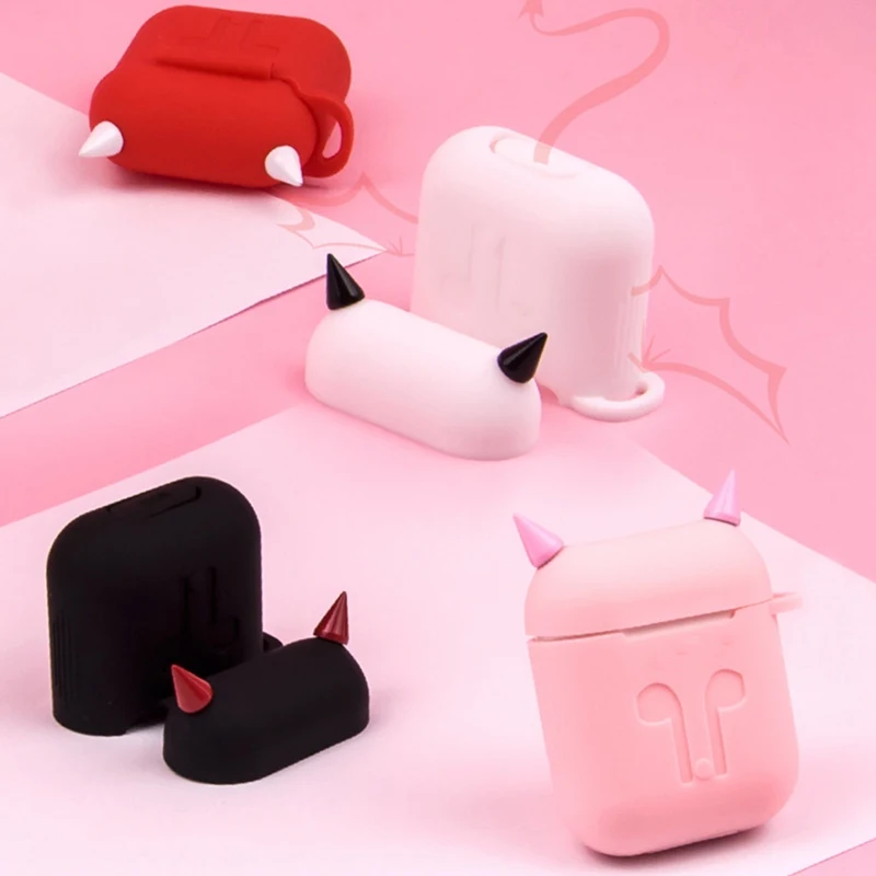 Soft Silicone Case Earphones For Apple Airpods Bluetooth Wireless Earphone Protective Skin Cover Box For Air Pods Ear Pods Bag