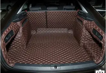 

Good quality! Special trunk mats for New Skoda Superb (sedan) 2016 durable waterproof boot carpets for Superb 2017,Free shipping
