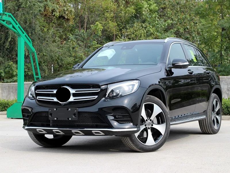 Автомобильный Стайлинг для Mercedes Benz класса GLC X253 головная накладка на Противотуманные фары планки авто огни Чехлы наклейки украшения отделка Аксессуары