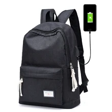 

Women Backpacks Female Short Trip Travel Bag Men Oxford School Backpack USB Charge Student Book Bags Mochila Travel Back Pack