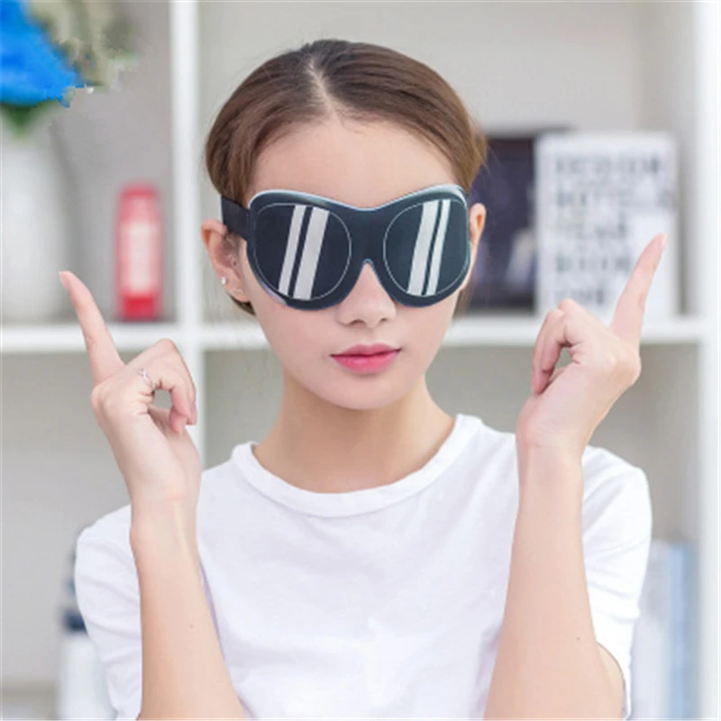Follome 3D Eye Sunglasses Soft Travel Sleep Rest Aid Mask Cover Patch Sleeping Case Relax Protect Care Tool | Красота и здоровье
