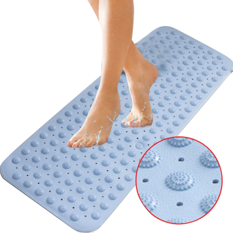 Non slip Bathtub Mat Bath Shower Rubber Mat Suction Cups Bathroom Pad
