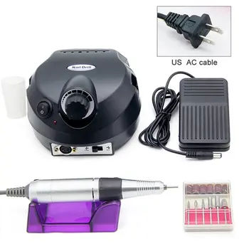 

Electric manicure drill 35000rpm professional electric nail polisher file drill manicure machine WHITE
