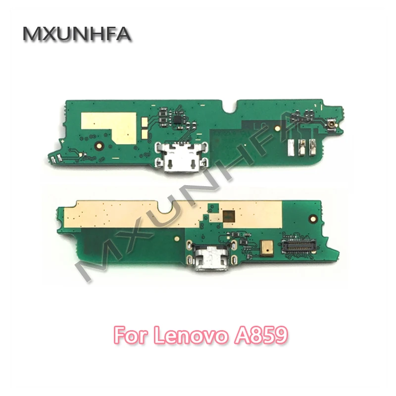 

MXUNHFA USB Charger Port Dock Connector Plug Board Flex Cable For Lenovo A859 Charging Ribbon with Microphone Replacement