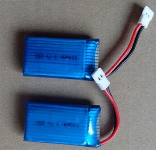 2 шт/партия 3,7 V 25C 500 mAh 822041 литиевый блок питания модель литиевой батареи