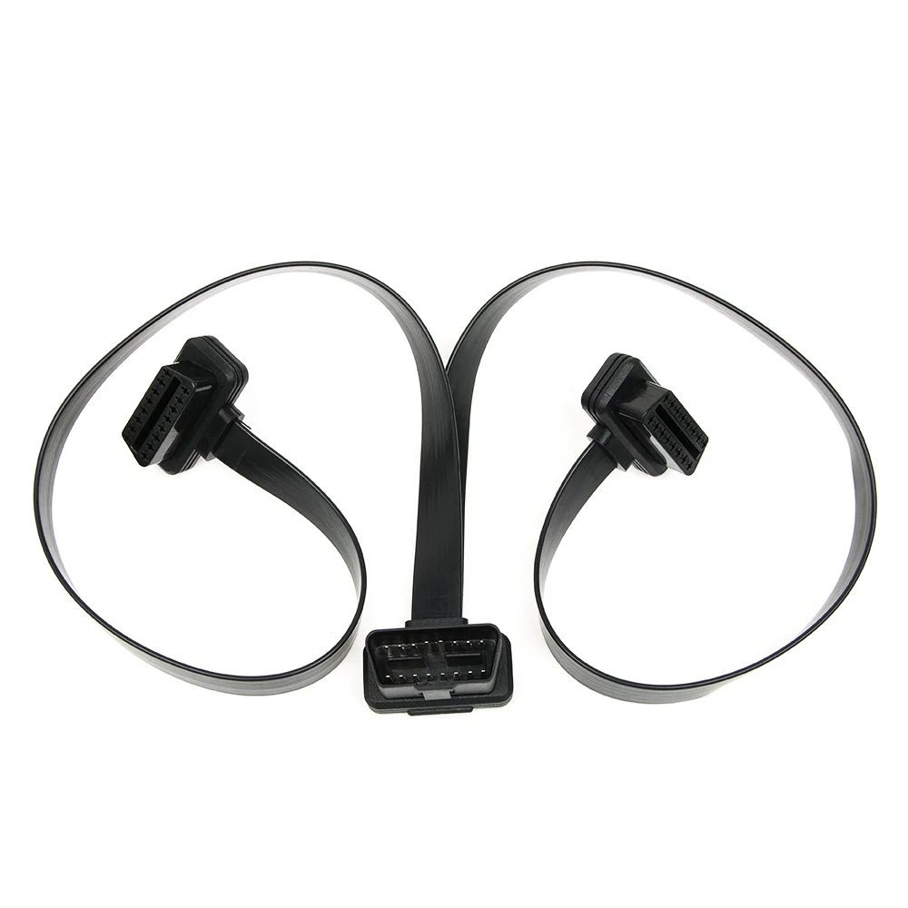 Расширение Мужской двойной женский OBDII OBD2 OBD-II м до 2F Y кабели БД 2 Splitter Расширение Соединительный кабель 16 pin