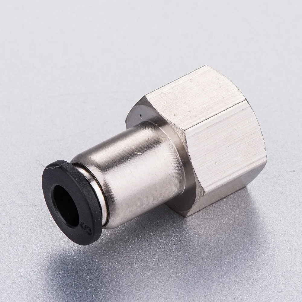 Размер трубки 1/4mm-3/8 NPT резьба PCF Серии Латунный пневматический штуцер воздушной |