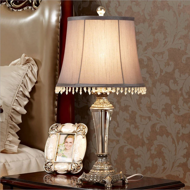 Webetop Vintage Crystal Table Lamps Fashonial Europe Style Bedside Webetop Vintage Crystal Table Lamps Fashonial Europe Style Bedside Light Lamp Bedroom Lighting Fixtures