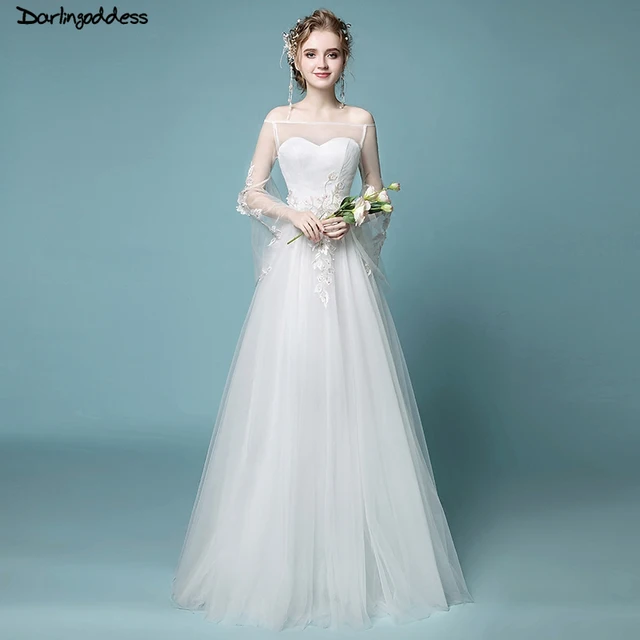 vestidos de novia de darlingoddess de noiva 2018 vestido de novia