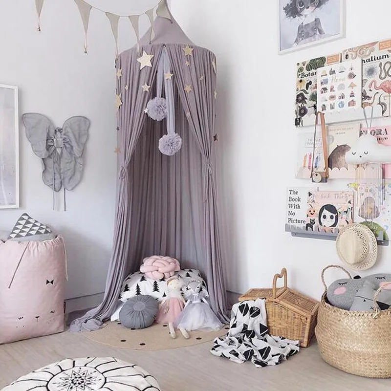 

Children's tent chiffon mosquito net ventilated house decoration toy princess prince tent children's gifts