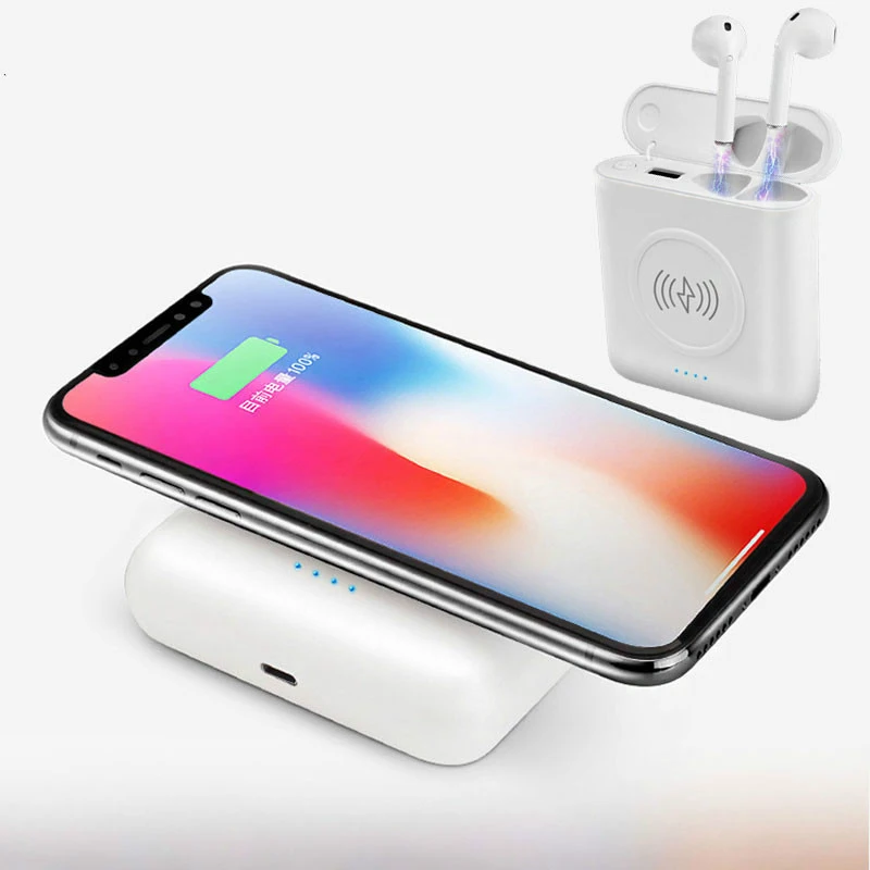 

XT6 TWS Air pods 3 In 1 Intelligent Charging Power Bank PK i10 Bluetooth Headset Plus Charger Both Wired Wireless Charging box