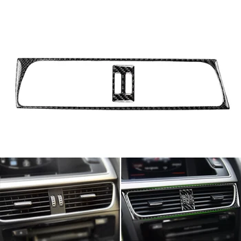 

Real Carbon Fiber Interior Middle Console Air Vent Outlet Cover Trim Inner Sticker For Audi A4 B8 2009-2016 /A5 08-17 /Q5 09-17