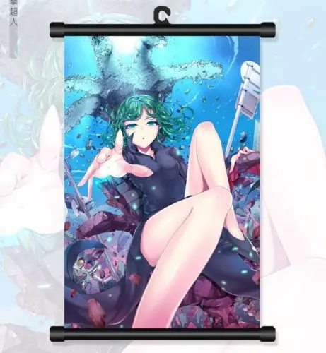 

Home Decor Japanese Anime onepunchman Wall Poster Scroll