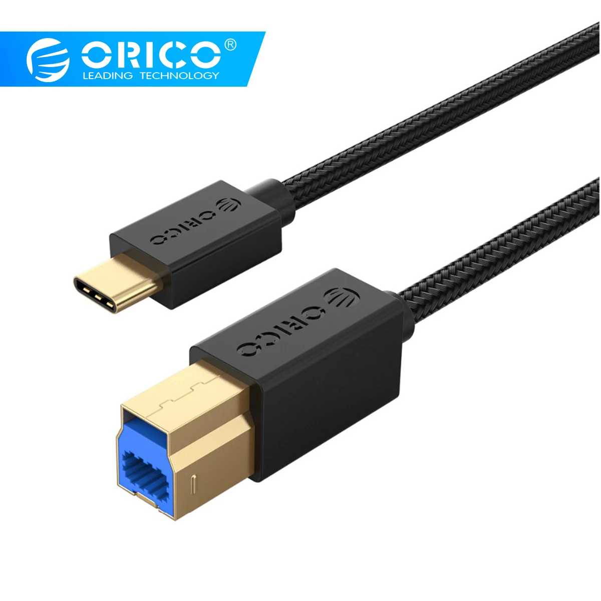 

ORICO USB Wire USB Type B Male to Type-C USB 3.0 Cable High Speed Printer Wire HDD Enclosure Data Cable for HP Printer