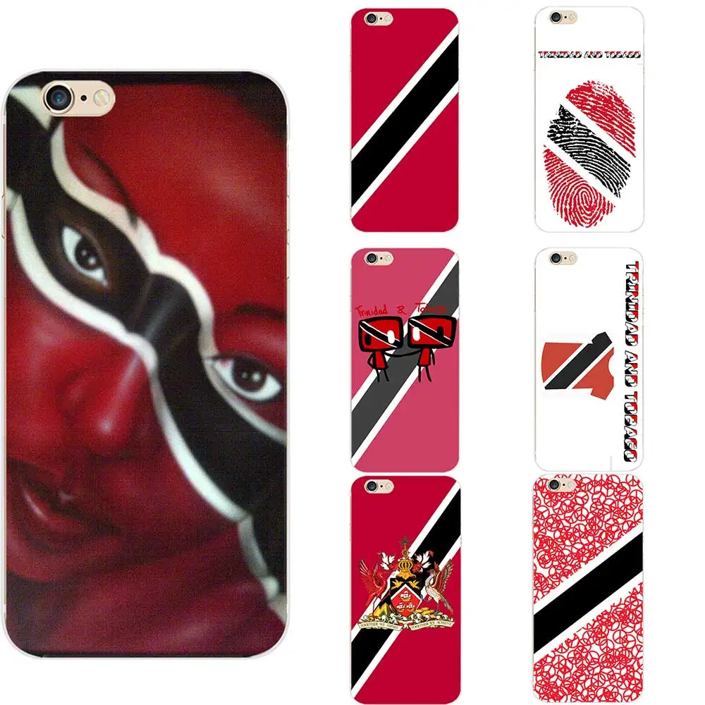 Trinidad And Tobago National Flag Theme Tpu Phone Cases For Iphone 6 7
