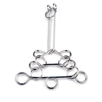 New Magic Metal Ring Puzzle Solution Metal Alloy Brain Games Patience Of Practice Multi-Shaped Intelligence Games Puzzles 2