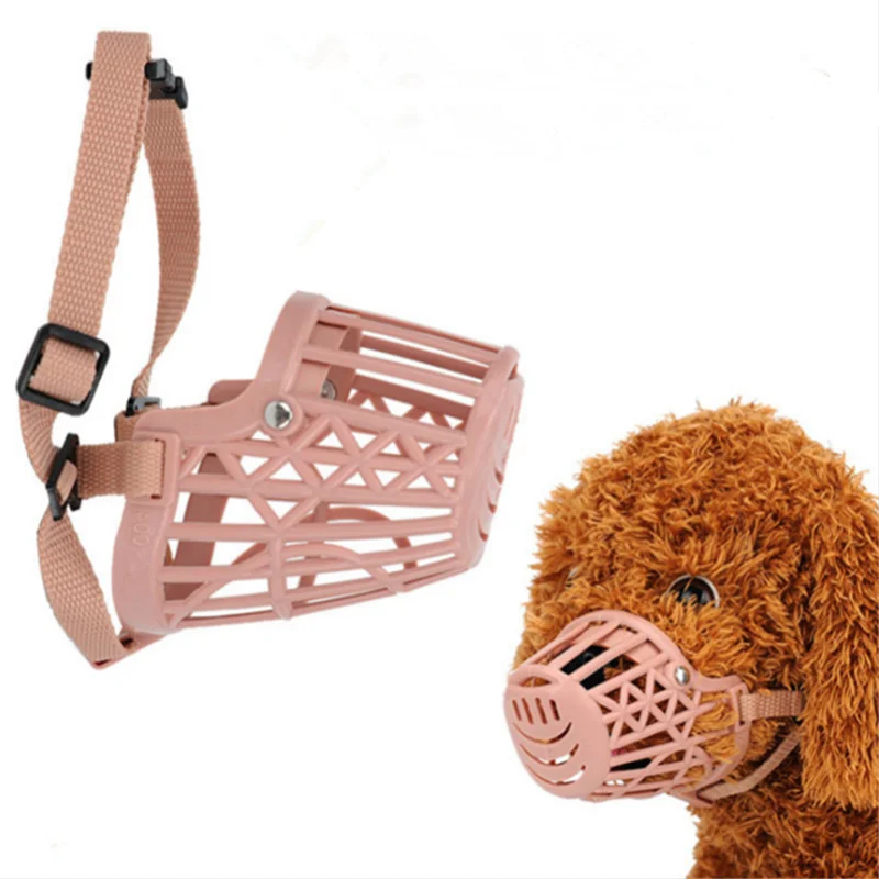 

Adjusting Pet Dog Muzzle New 1Pcs 5 Sizes Plastic Strong Dogs Muzzle Basket Design Anti-biting Dog Mouth Mask For Dogs Cats