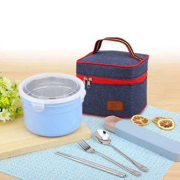

New 304 Stainless Steel Lunch Boxs Japanese Style Leakproof Plastic Portable Travel Bento Box For Kids Adlut Food Container Sets