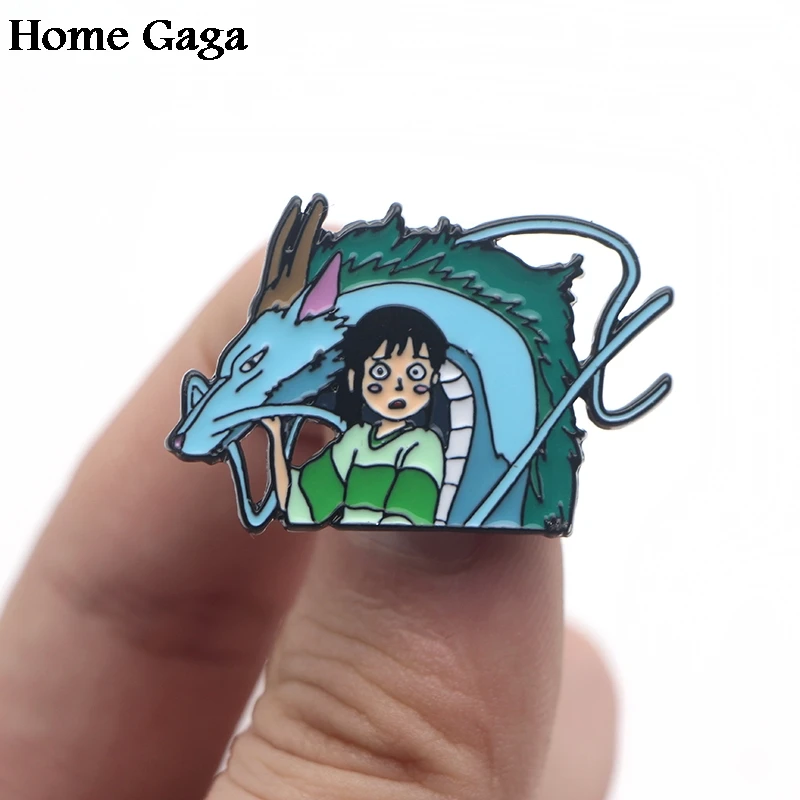 Homegaga цинковый галстук Мультяшные забавные булавки рюкзак одежда броши для