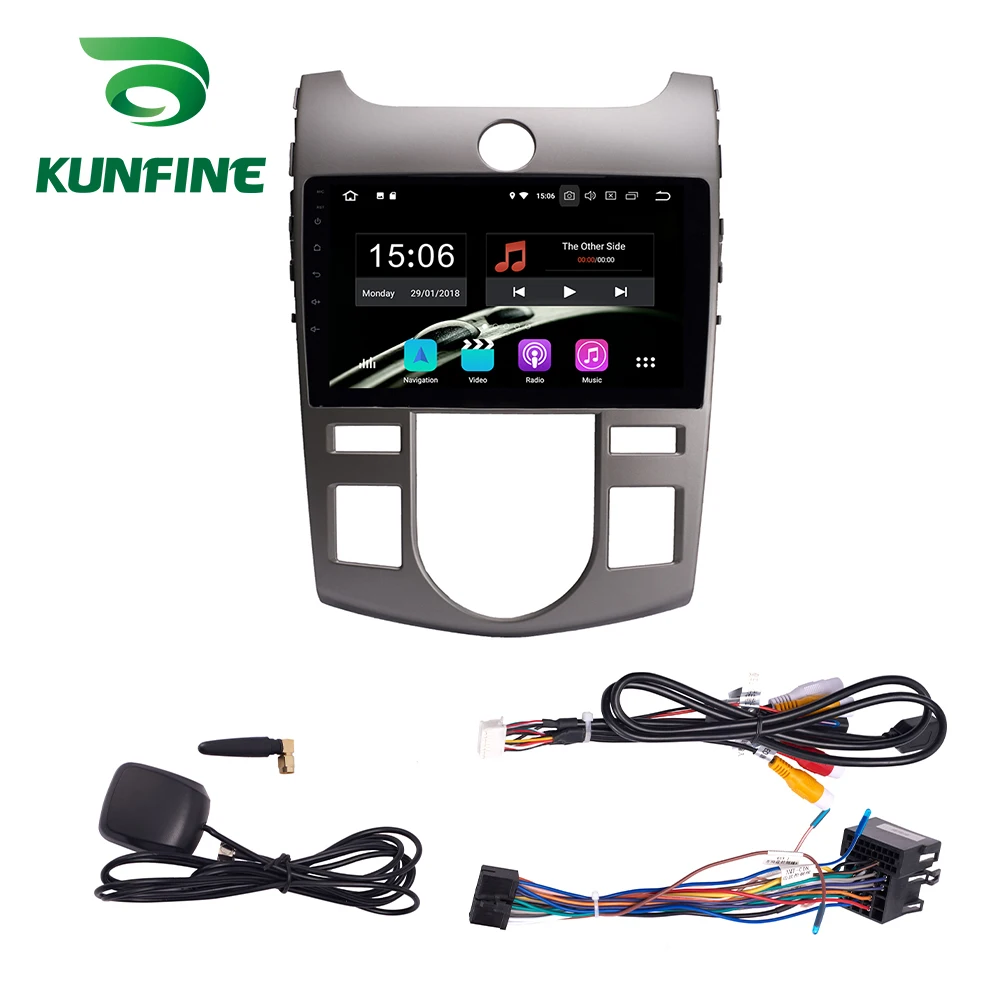 Clearance Android 9.0 Ram 4G Rom 64G PX6 Cortex A72 Car DVD GPS Multimedia Player Car Stereo For  KIA  Forte 2008-2017 Radio Headunit 5