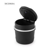 Портативная автомобильная пепельница в виде бочки, чашка для хранения со светодиодный подсветкой для Citroen C-Quatre C-Triomphe Picasso C1 C2 C3 C4 C4L C5 Elysee