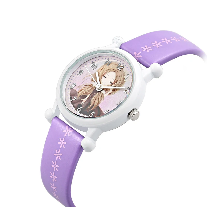 

Children Cartoon Lovely Girl Quartz Watches Analog Fashion Casual Student Gift Teens Kids 30M Waterproof Wrist Watch Coloful
