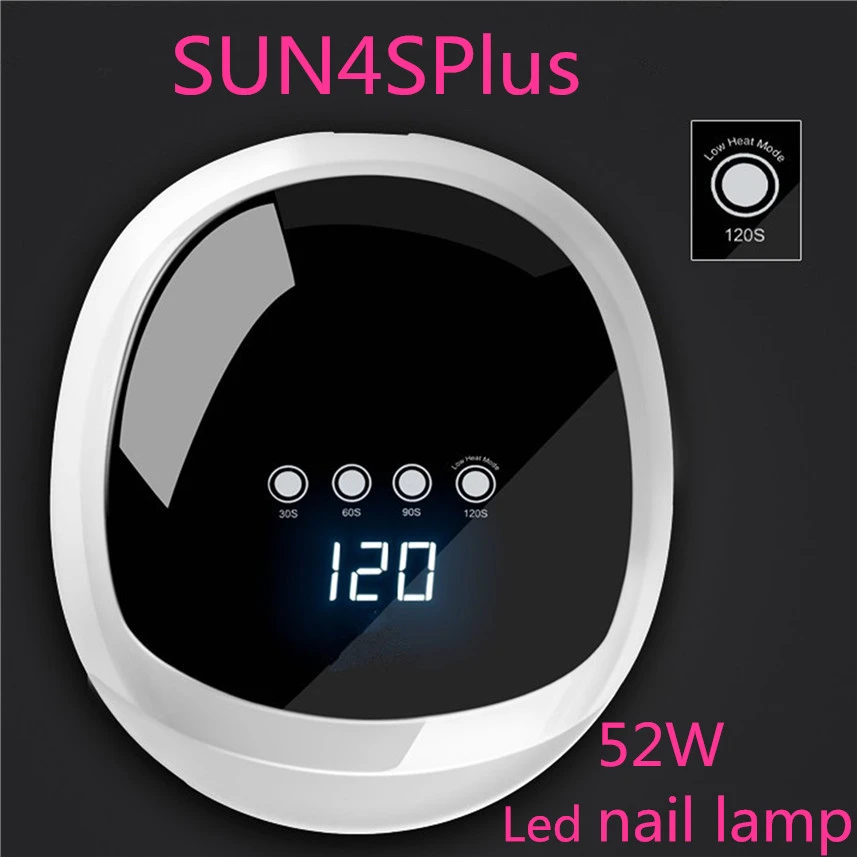 

Nail Gels Polish Machicure Machine SUN4S Plus UV LED Nail Lamp 52W Nail Dryer with Automatic Sensor Touch Screen Nail Tool