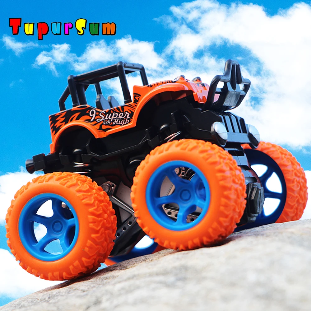 

Mini Monster Inertia Four-Wheel-Drive off-Road Vehicle Children Simulation Model Car Anti-Shatterproof Toy Car Baby Car Model