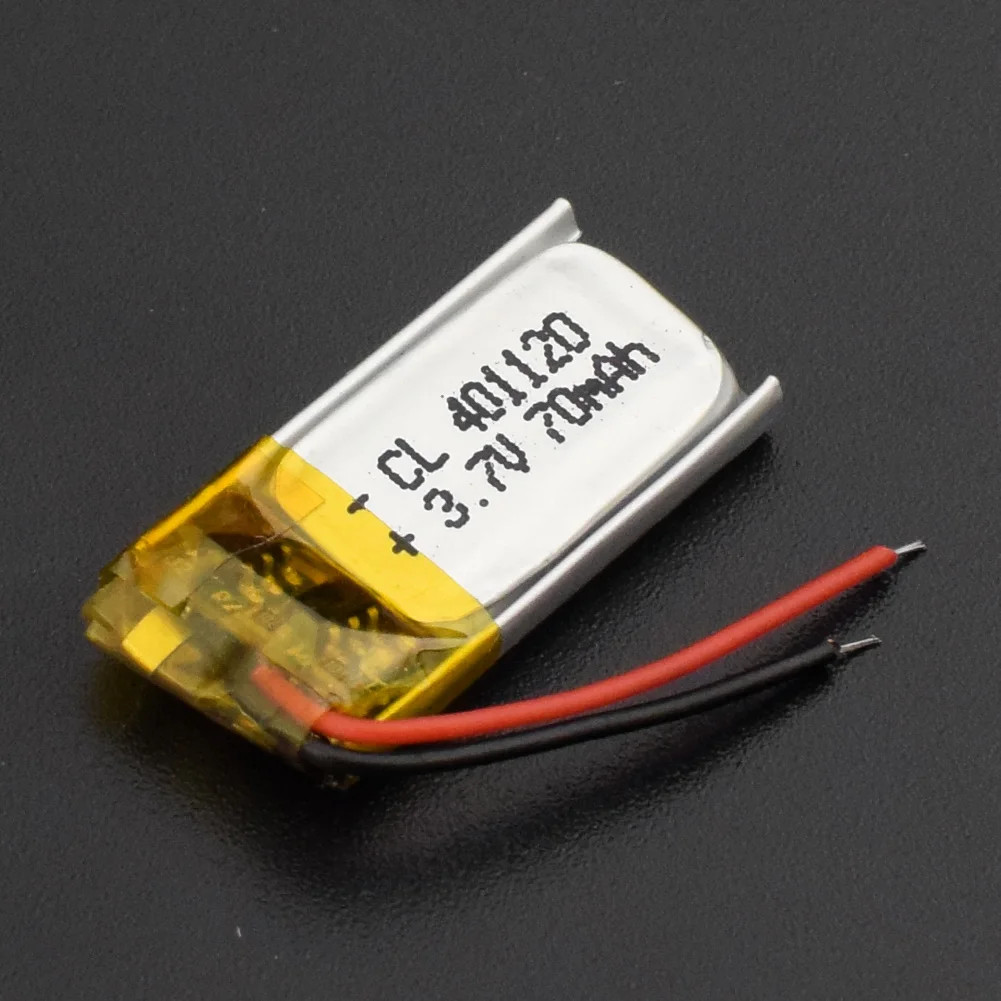 401120 3,7 в 70 мАч литий-ионная полимерная аккумуляторная батарея Lipo ячеек литий-полимерная батарея для мобильных bluetooth наушников gps POS - Цвет: 401120 70mAh 1pc