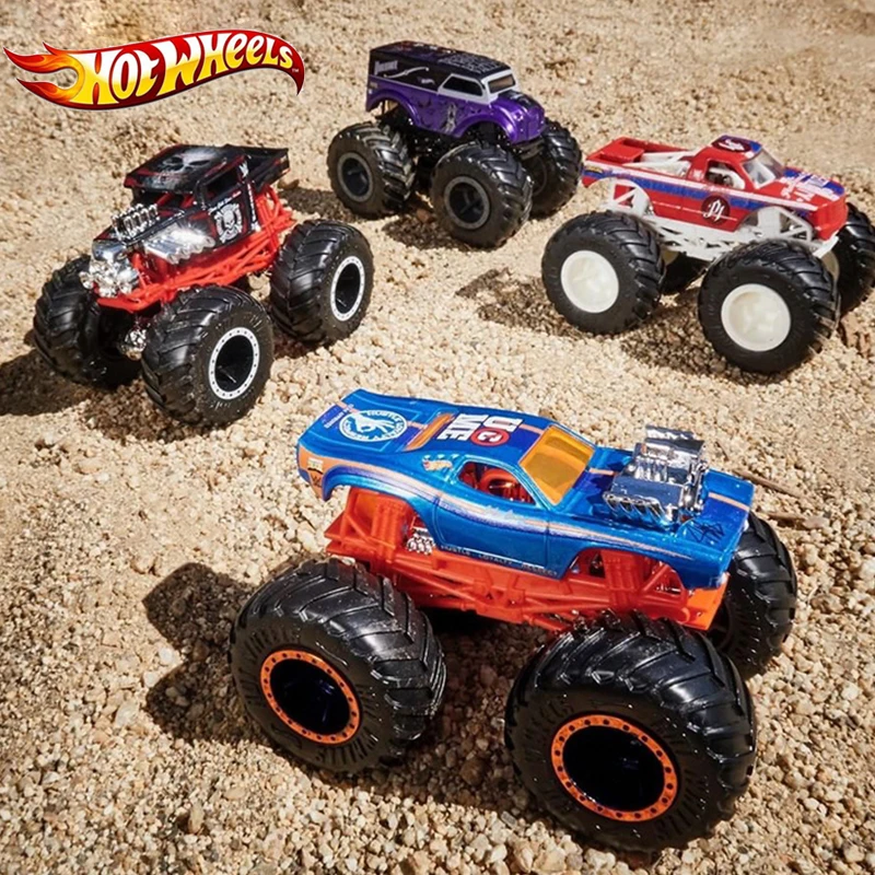 Hot Wheels Металлический Игрушечный Автомобиль Monster Trucks ассортимент для больших шин автомобилей Разрушитель FYJ44 Hotwheels Lover коллекция для мальчиков