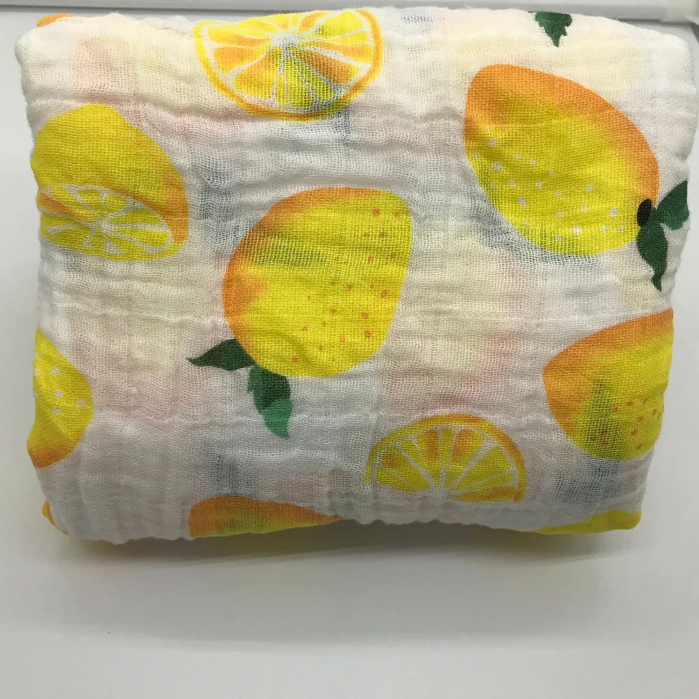 Муслиновое одеяло для новорожденных 100% хлопок двойное газовое банное полотенце