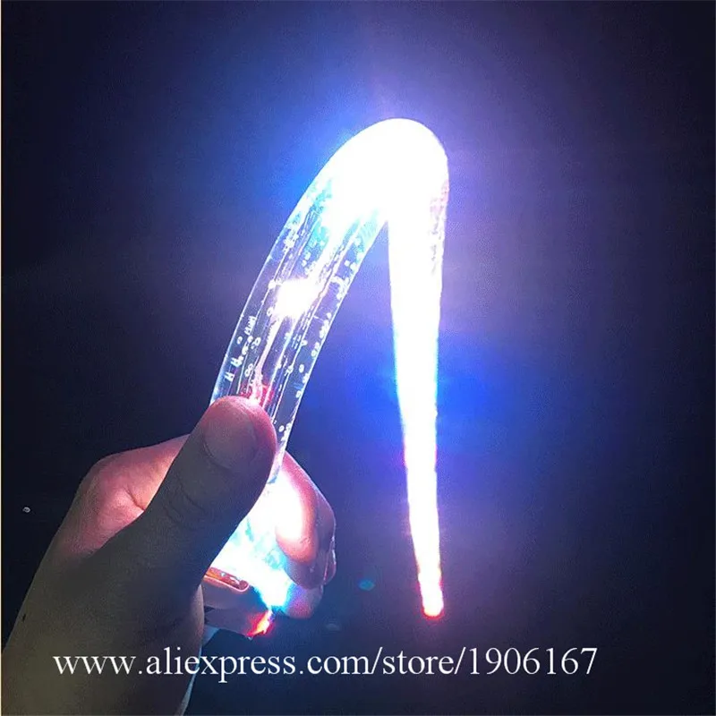 Crystal LED luminous cane jazz dance costume accessories bar night show props fluorescent stage1