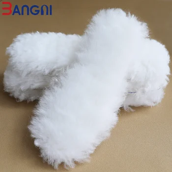 

3ANGNI Original Thermal Real Wool Felt Sheep Fur Warm Heated Winter shoe Insoles For Women Man Boots