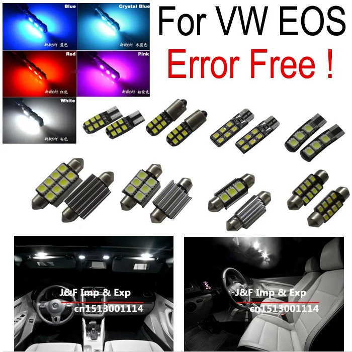 10 pcs X 100% canbus error free LED bulb Interior dome map Light Kit Package for EOS (2007-2013) | Автомобили и мотоциклы